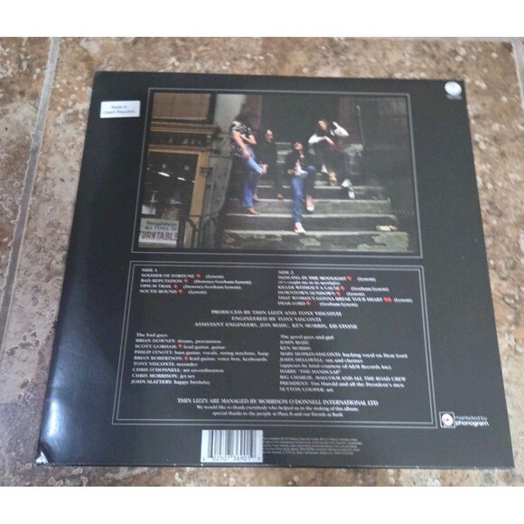 Thin Lizzy Bad Reputation Limited Edition 180g Clear Red Vinyl LP Record - Picture 2 of 3